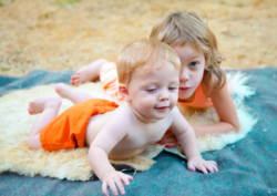 Avec mon petit frère Lambert